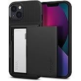 Spigen Slim Armor CS Case Compatible with iPhone 13 Card Slot - Black