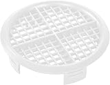 Timloc 70mm White Plastic Round Push In Soffit Air Vents Vivarium 10 Pack view 2