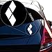 Yoonek Graphics Batman inspired Harley Quinn Decal Sticker for Car Window, Laptop and More. # 830 (4