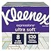 Kleenex Expressions Ultra Soft Facial Tissues, 8 Cube Boxes, 65 Tissues per Box (520 Tissues Total)