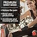 ORBE Premium Wrist Brace: Flexible & Comfortable Wristband for Men & Women | Breathable & Adjustable Compression Support for Pain Relief & Injury Recovery | Carpal Tunnel, Arthritis & Tendonitis