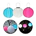 OTTFF (3 Pack) Oriental Style 10" Solar Lanterns Nylon Lanterns (White Pink Blue)