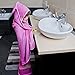 Rozeclas Baby bamboo hooded towel- 600gsm - Ultra soft super Snuggle Technology - Washcloth set - luxury bamboo 100%organic - Super absorbent and also perfect for sensitive skin - pink towel for girl
