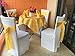 iEventStar Stretch Spandex Dining Chair Cover Covers Slicovers for Wedding Banquet Dining Room (White)