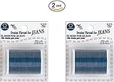 COATS&CLARK Denim Thread for Jeans, 250-Yard, Blue (2)
