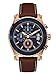 GUESS Men's Stainless Steel Casual Leather Watch