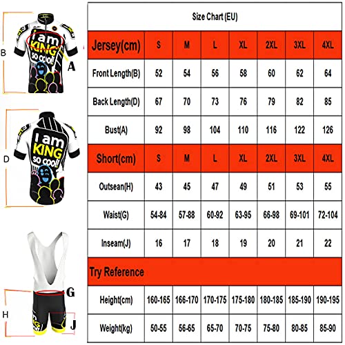Heren Klassieke Wielertrui Race fit met 9D Gel Gewatteerde Bib Shorts Fietsen Combo set - Image 3