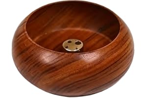 Incense Holder for Indoor Use with Various Types of Incense Such Sandalwood and Agarwood, Porous Design for Collecting Ash an