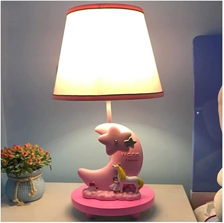 Schlafzimmer Nachtbett Blue Moon Light Kinderzimmer Nette Cartoon Tischlampe Modern Simple Warm Dream Pink Amazon De Kuche Haushalt