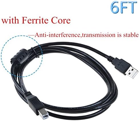 PwrON6ft USB 2.0 Cable Data PC Cord for Adaptec ACS-200 ACS-100 2177400 2188800 3.5 Mobile Drive USB 2.0 High Speed Hard Disk Drive HDD HD Enclosure