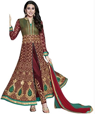 RUHANI Women's Anarkali Salwar Kameez Designer Indian Dress Bollywood Ethnic Bridal