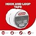 XFasten Hook and Loop Roll, White 1.5-in x 10-Ft Hook and Loop Tape Heavy Duty Strips with Adhesive, Fastening Strips with Adhesive for Fabric, Tools