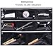 Misslo 44 Pockets Oxford Hanging Jewelry Organizer with Zipper Hanger, Black