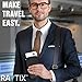 Travel Wallet & Family Passport Holder RFID Blocking Document Holder & Organizer Protects Your Passports (Black)