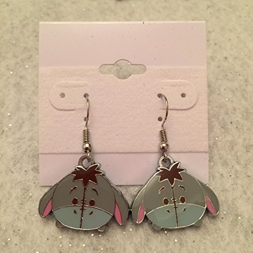 Disney Inspired Tsum Tsum Eeyore Winnie The Pooh Earrings