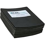 8-Piece Sponge Neoprene Rubber Foam Anti-Vibration Pads w/ Adhesive 6" in. x 6" in. x 1/4" in.