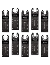 Herramienta oscilante cuchillas de sierra para madera: ajuste universal de liberación rápida Compatible con Fein Multimaster, Porter Cable, Craftsman, Ridgid, Ryobi, Makita, Milwaukee, DEWALT, Rockwell Chicago Electric
