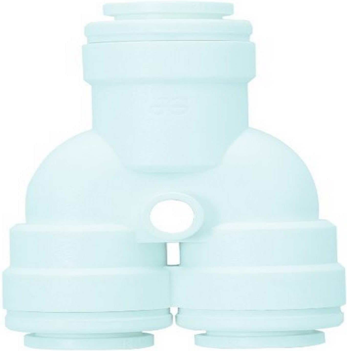 Ideal H2O JG Quick Connect Fitting - 2 Way Splitter - 3/8 in - White (10/Bag)