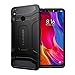 KAPAVER®® Tough Rugged Solid Black Shock Proof Slim Armor Back Cover Case for Xiaomi Mi 8 (2018)