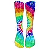 Colorful Tie Dye Compression Socks Soccer Socks High Socks Long Socks For Running,Medical,Athletic,Edema,Diabetic,Varicose Veins,Travel,Pregnancy,Shin Splints,Nursing.