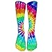 Colorful Tie Dye Compression Socks Soccer Socks High Socks Long Socks For Running,Medical,Athletic,Edema,Diabetic,Varicose Veins,Travel,Pregnancy,Shin Splints,Nursing.