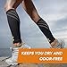 CopperJoint Compression Calf Sleeve - Copper-Infused High-Performance Design, Promotes Proper Blood Flow, Offers Superior Compression and Support for All Lifestyles - Pair