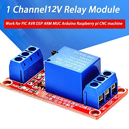 Youngneer 12v Relay Board Raspberry Arduino Relay Module 1 Channel Opto-Isolated High or Low Level Trigger