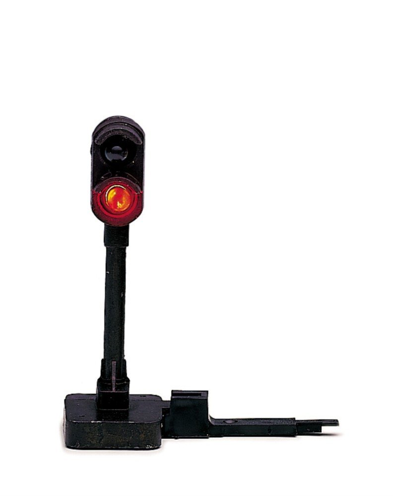Hornby - R406 OO Gauge Coloured Light Signal (Remote Controlled) - Model Railway Accessories, Miniature Diorama Scenery for Hornby - Train Sets - Lifelike Remote Train Light Signal Model - Scale 1:76