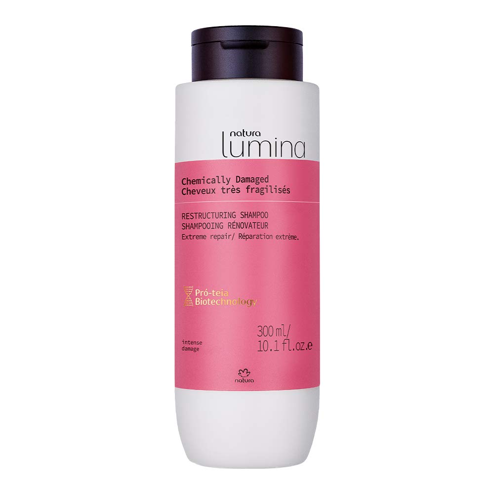 NATURA - Lumina Renewing Shampoo for Damaged Hair - 100% Vegan - Cruelty Free - 300ml
