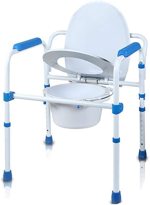 FDCJK Silla De Inodoro Altura Regulable Silla de Altura Ajustable de