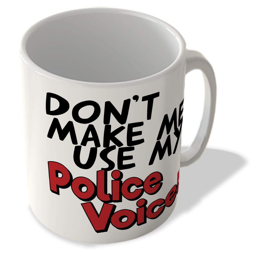 McMug - Don't Make Me Use My Police Voice! - Mug, Ceramic, 11fl.oz.