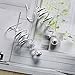 Elegant Rotating 925 Silver Plated Stud Dangle Earings Fashion Eardrop