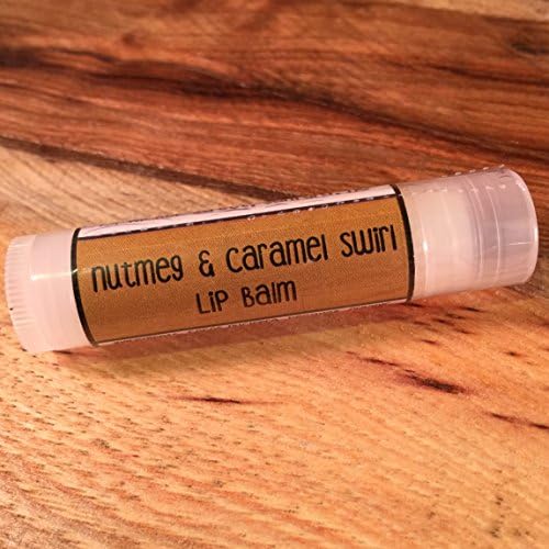 Nutmeg and Caramel Swirl Lip Balm .15 Ounce Tube