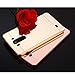 LG G Vista Case, Silverback(TM) Luxury Metal Air Aluminum Bumper Detachable + Mirror Hard Back Case 2 in 1 Cover Ultra-Thin Frame for LG G Vista -RoseGold