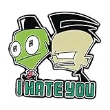 I Hate You - Invader Zim Collectible Pin