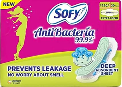 SOFY ANTI BACTERIA EXTRA LONG PADS FOR 