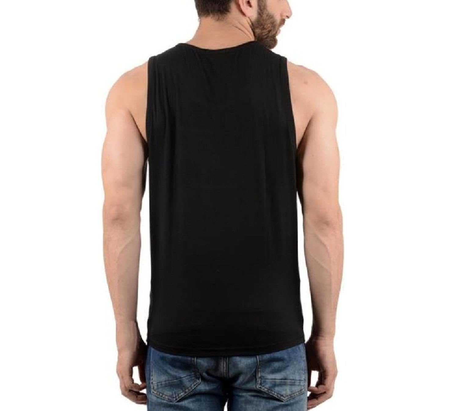 hotfits men's cotton sleeveless t-shirt multicolour