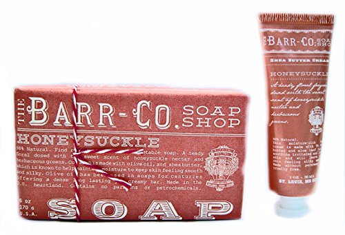 Barr-Co Soap Shop Honeysuckle Soap with Mini Hand Cream k hall designs