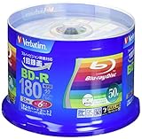 50 Verbatim Blu Ray 25 Gb Bd-r Single Layer 6X Speed Original Spindle Printable Blueray