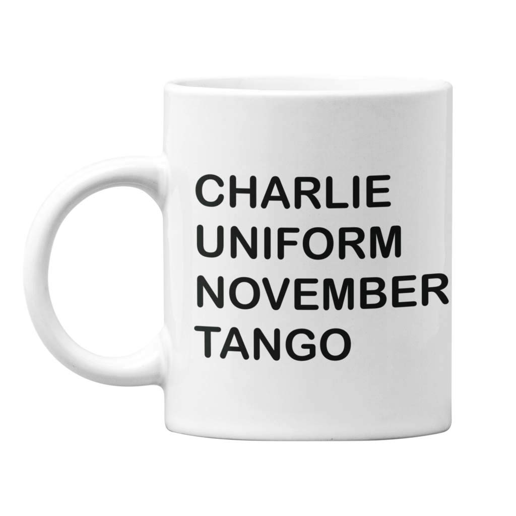 personalisedstore.co.UK Charlie Uniform November Tango 11oz Mug