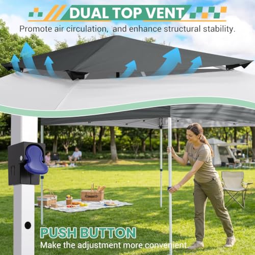 COBIZI 10x20 Pop Up Gazebo Review: Instant Canopy with Mesh Netting image 24