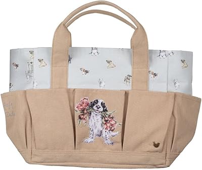 Wrendale Designs A Dog's Life Garden Tool Bag with Blooming Love Pocket