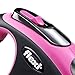 FLEXI New Comfort Retractable Dog Leash (Tape), 26 ft, Large, Pink (CF30T8.250.P)