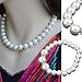Kollmert Wedding Bridal Jewelry Set, Women 2017 Prom Party Faux Pearls Chain Necklace Earrings Bracelet
