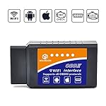 Car WIFI OBD 2, Wsiiroon Wireless OBD2 Car Code Reader Scan Tool ,Scanner Adapter Check Engine Diagnostic Tool for iOS Apple iPhone iPad Air Mini iPod Touch & Andorid
