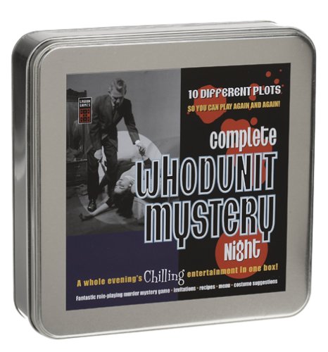 Complete Whodunit Mystery Night Role-Playing Mystery Game in Tin