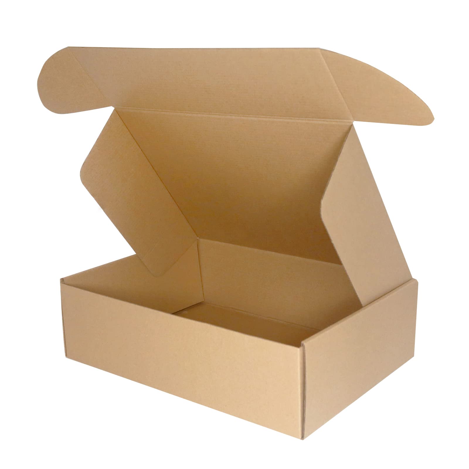 PACK4YA 360×260×103mm (14"x10"x4") Small Parcel Postal Boxes Royal Mail PiP Corrugated Cardboard Boxes for Posting Brown Mailing Postage Shipping Box for Small Business Storing, Gift (5 Pieces)