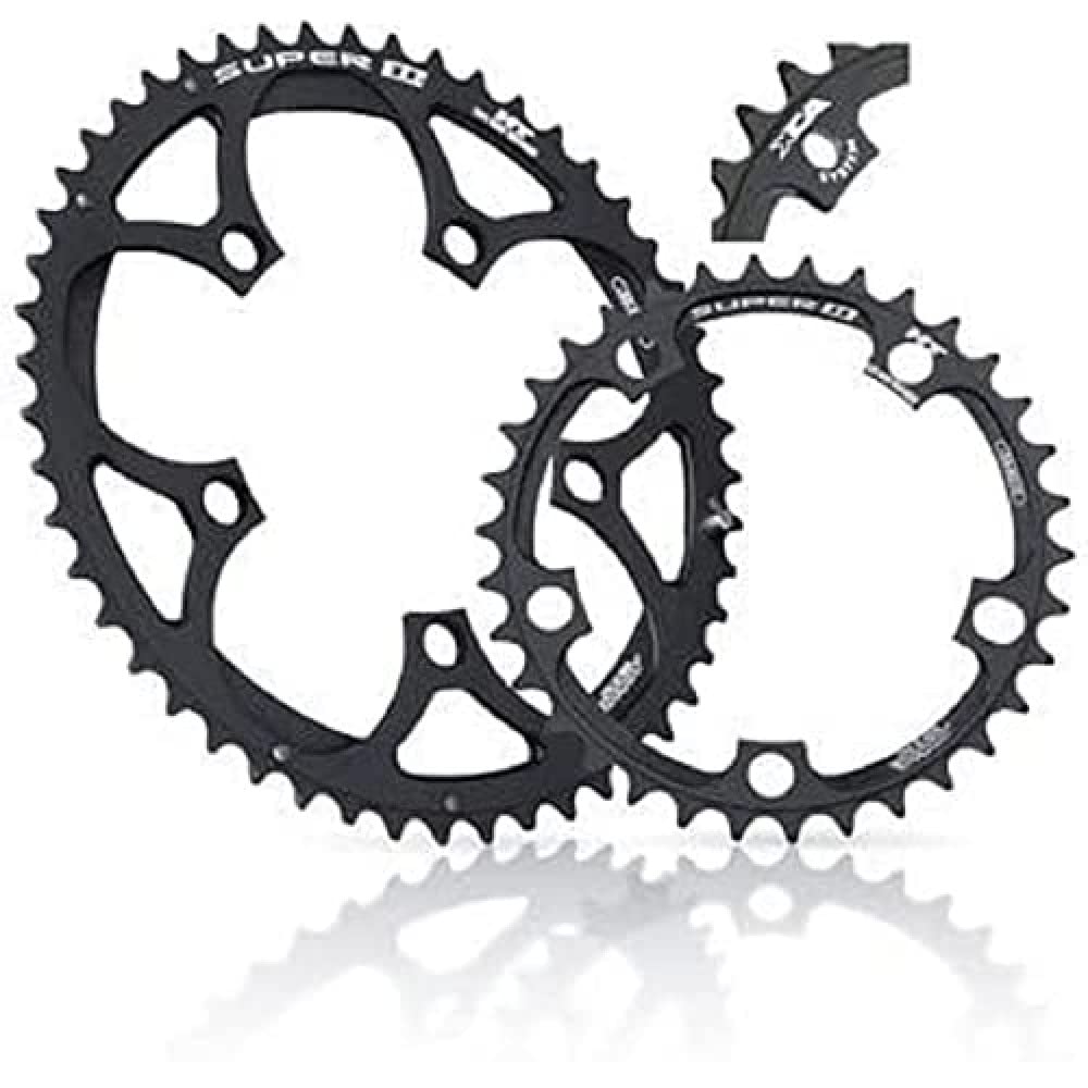Miche Unisex - Adult Super 11 BCD 110 Chainring, Black, One Size