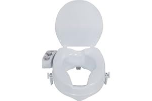 Drive Medical PreserveTech Raised Toilet Seat with Bidet (Ambient Water) Toilet Seat Riser, Elevated Toilet Seats for Seniors