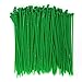 Wide 8 Inch 150 Pack Strong Tree Grass Garden Green Color Heavy Duty Cable Zip Ties-Outdoor, Garden Ties Use, Office, Festivals and Kitchen Use